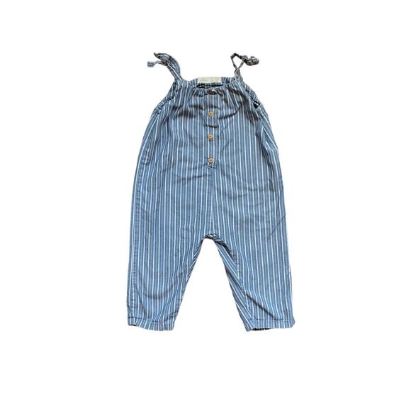 Zara 🐋 Striped Romper - Picture 1 of 7